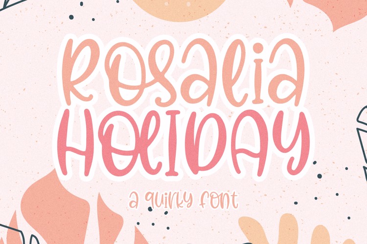 Rosalia Holiday Font