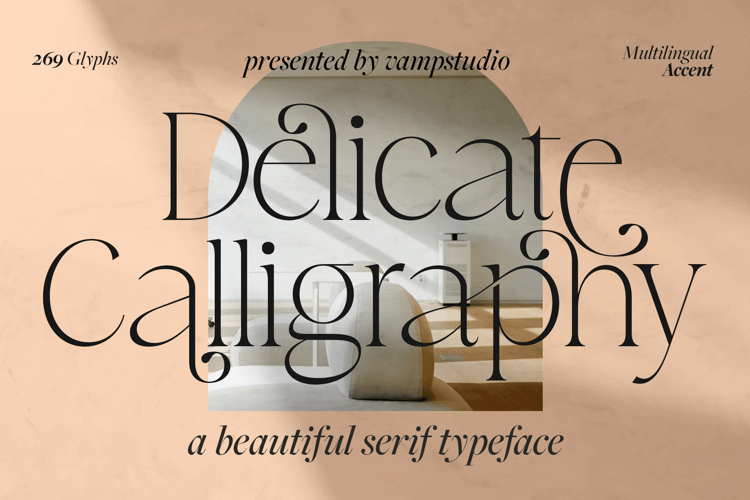 Delicate Caligraphy Font