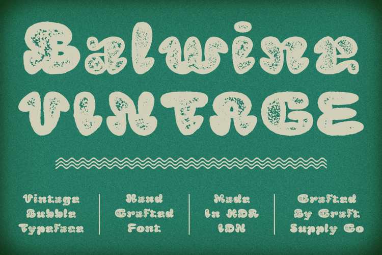 Balwine Vintage Font