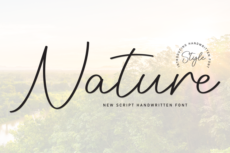 Preview of Nature Font