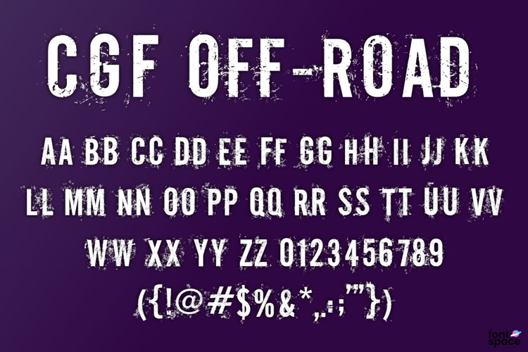 CGF Off-Road Font