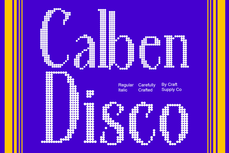 Calben Disco Font