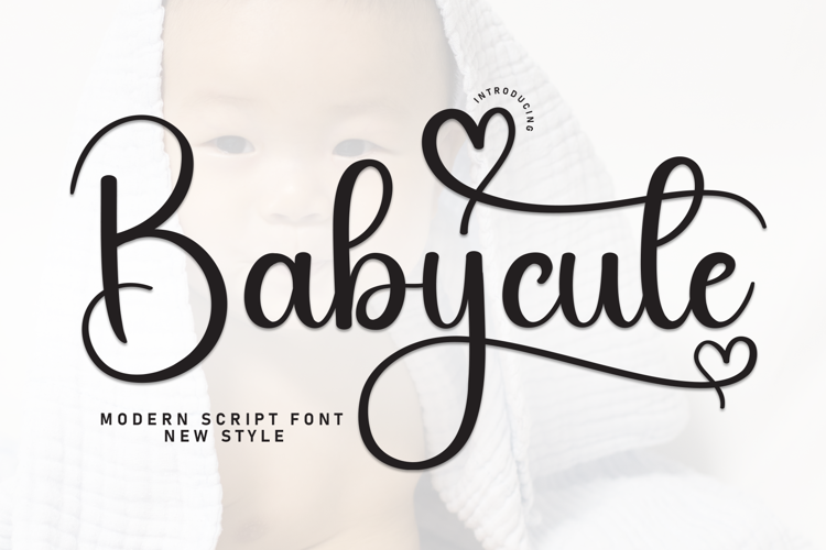 Preview of Babycute Font