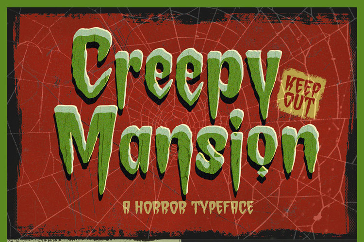 Creepy Mansion Font