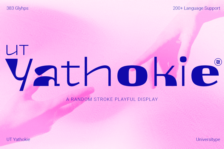 Preview of UT Yathokie Font