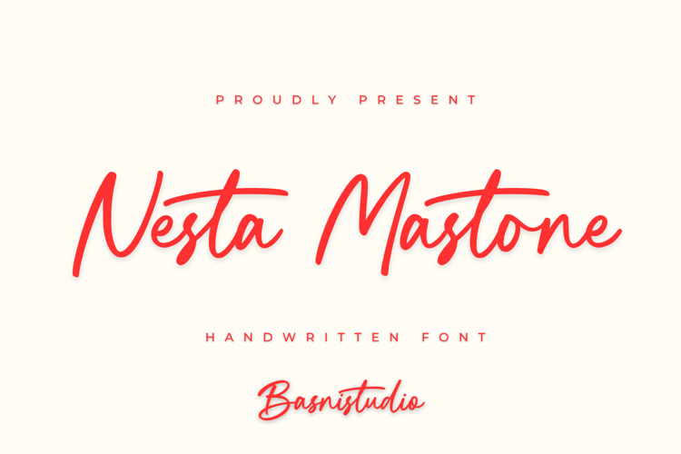 Preview of Nesta Mastone Font