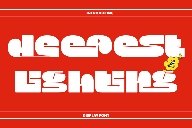 Preview of Deepest Lighting Font