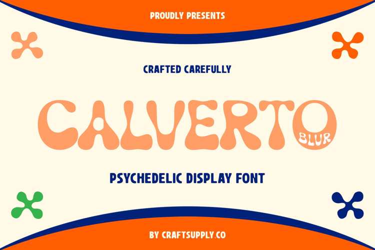 Calverto Blur Font