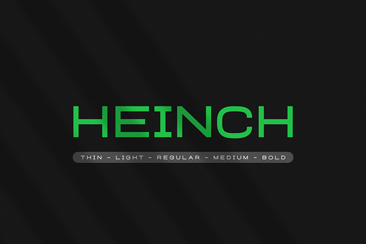 Heinch Medium Font
