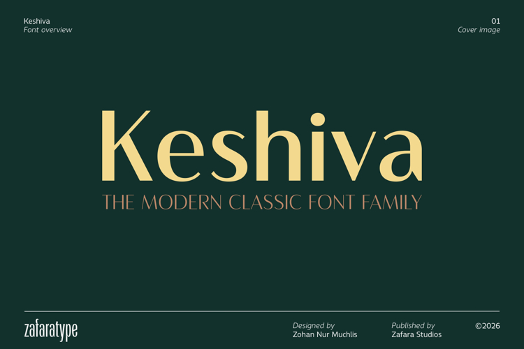 Preview of Keshiva Font