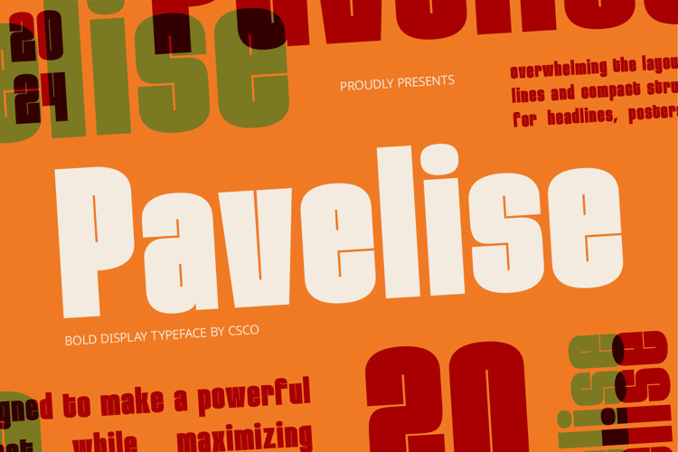 Preview of Pavelise Font