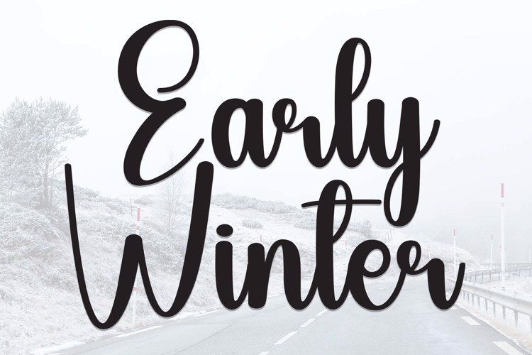 Early Winter Font