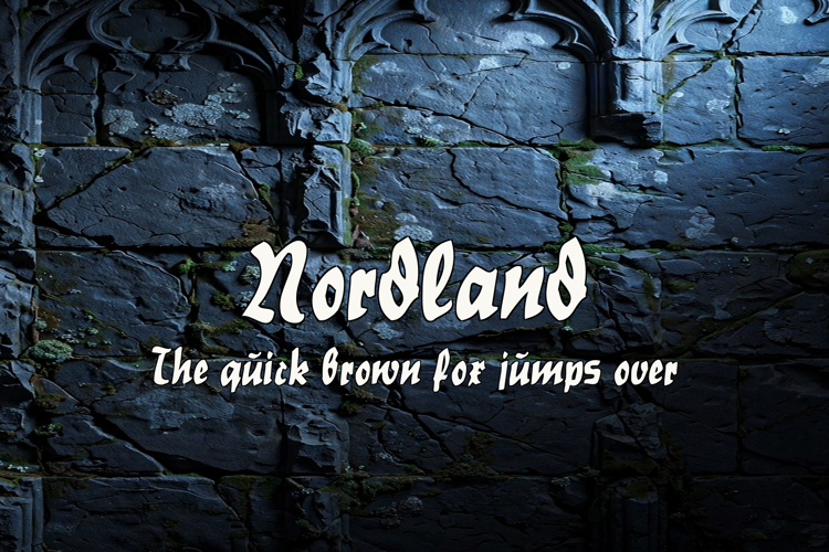 Preview of Nordland Font
