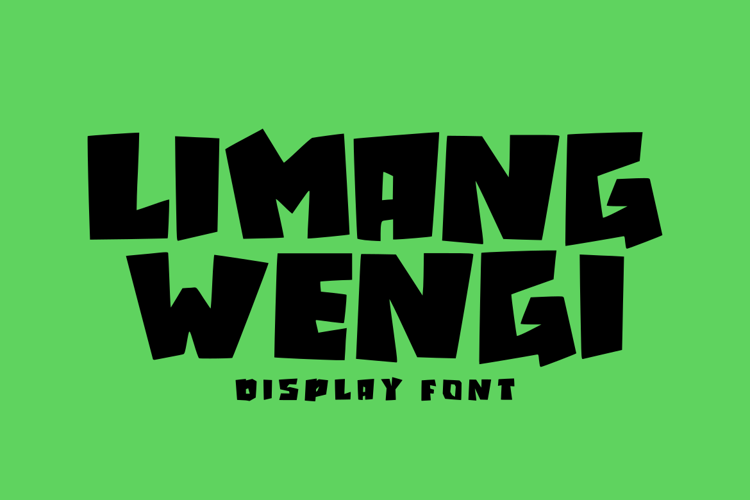 LIMANG WENGI Font