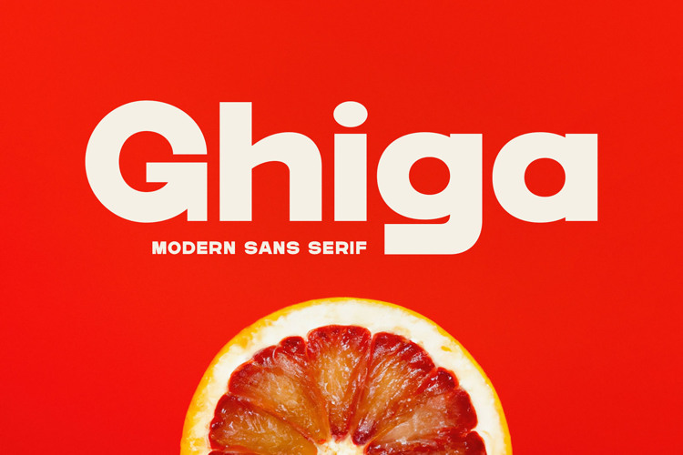 Preview of Ghiga Font