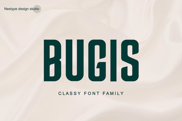Preview of Bugis Classy Modern Font