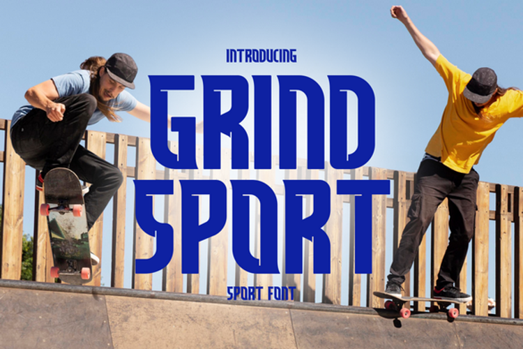 Preview of Grind Sport Font