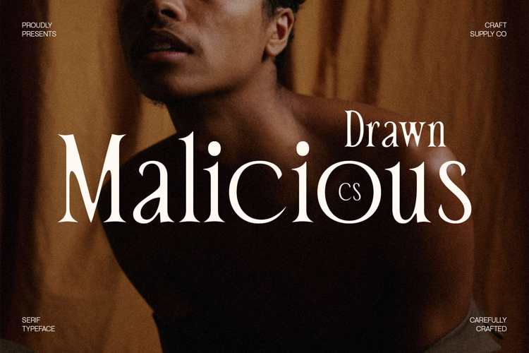 Preview of CS Malicious Drawn Font