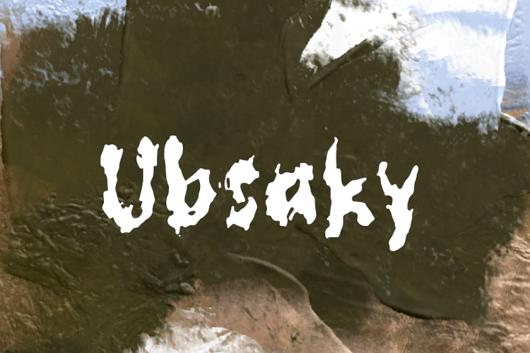 Preview of u Ubsaky Font