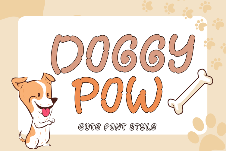 Doggy Pow Font