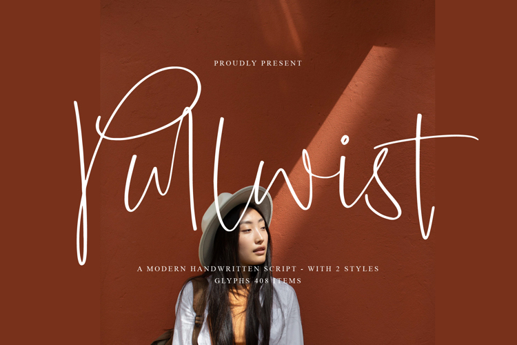 Preview of Pullwist Font
