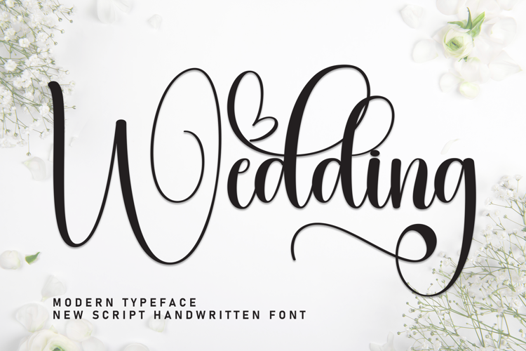 Preview of Wedding Font