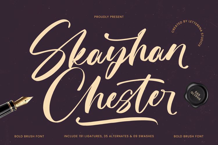 Preview of Skayhan Chester VERSION Font