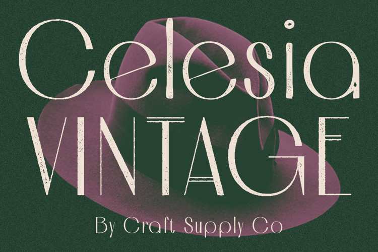 Celesia Vintage Font