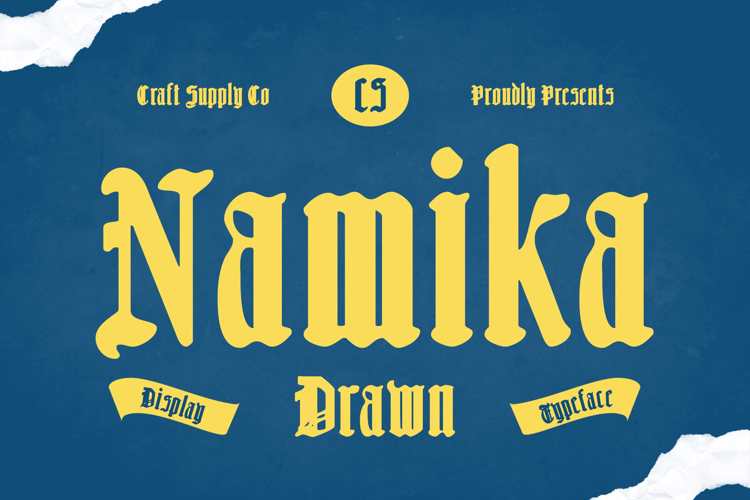 Preview of CS Namika Drawn Font