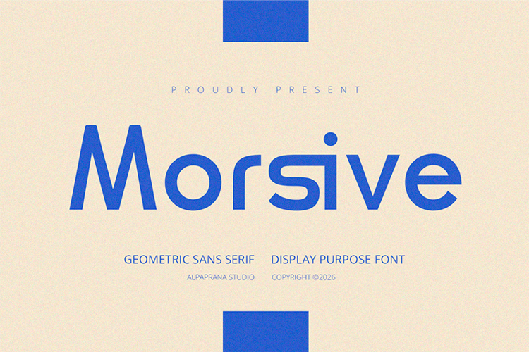 Preview of Morsive Font