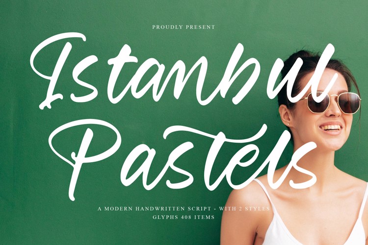 Preview of Istanbul Pastels Font