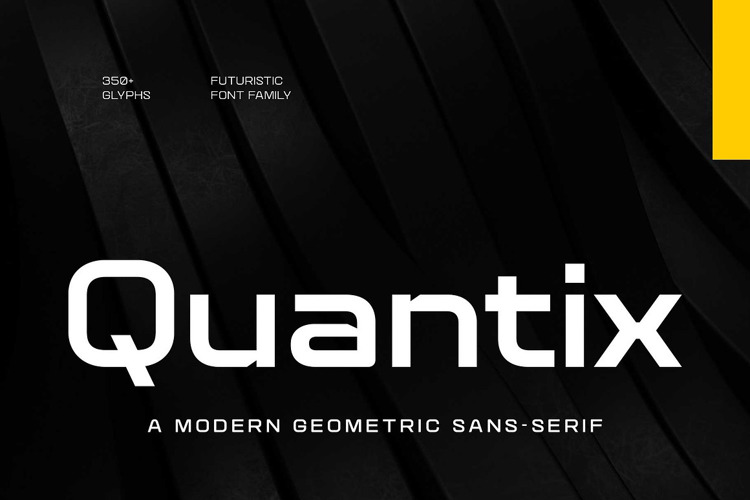 Preview of Quantix Font