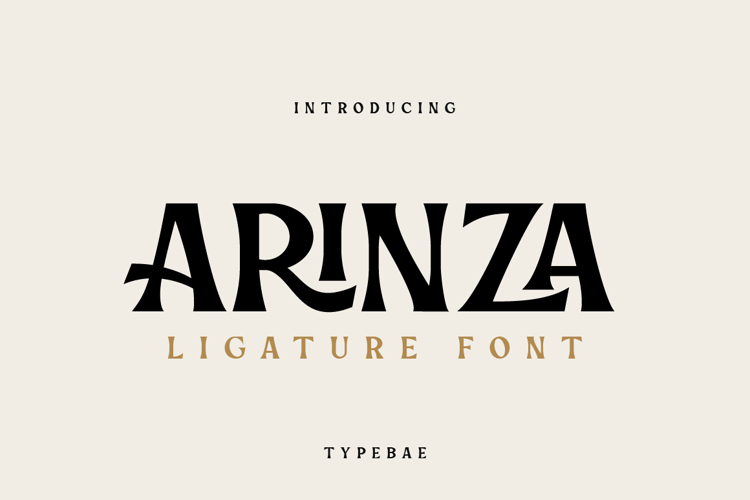 Preview of Arinza Font