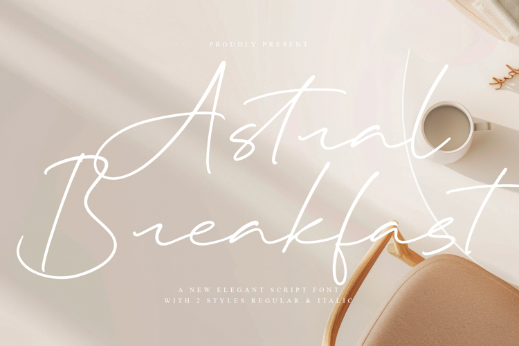 Preview of Astral Breakfast Font