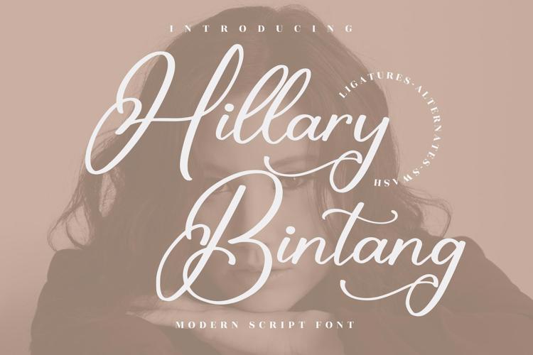 Hillary Bintang Font