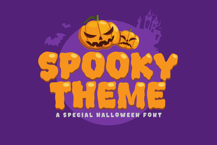 Preview of Spooky Theme Font