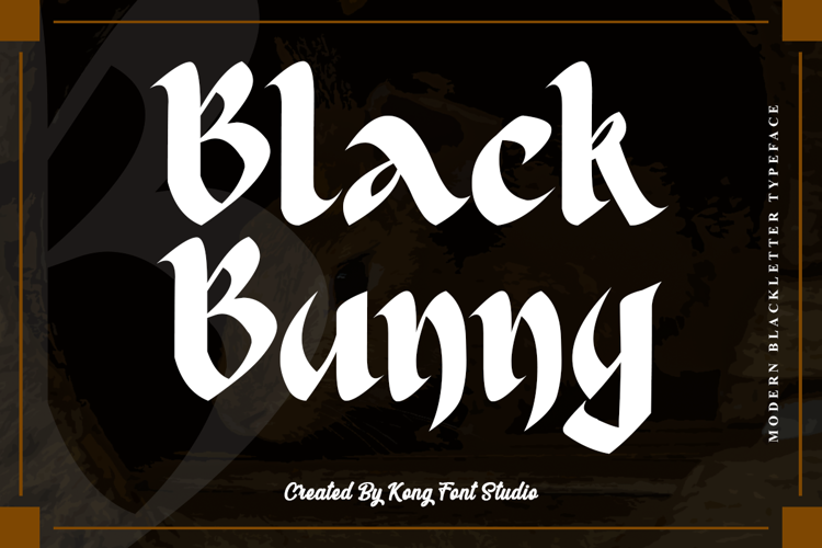 Black Bunny Font