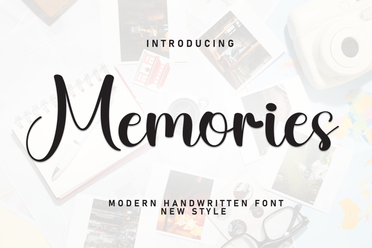 Preview of Memories Font