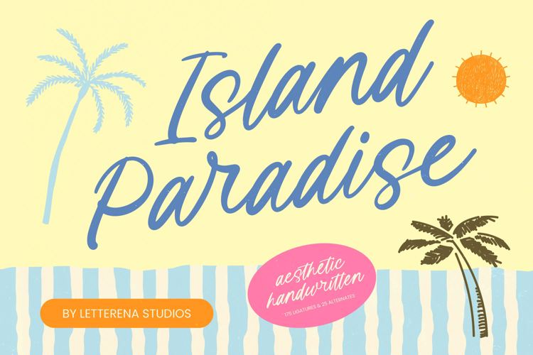 Preview of Island Paradise Font
