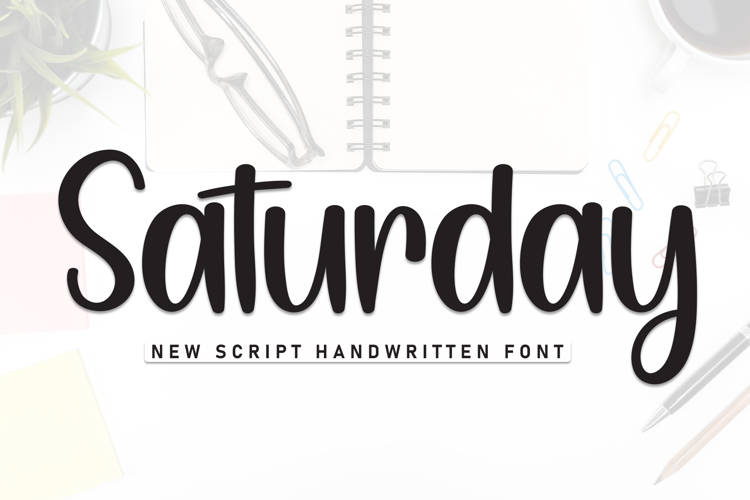 Preview of Saturday Font