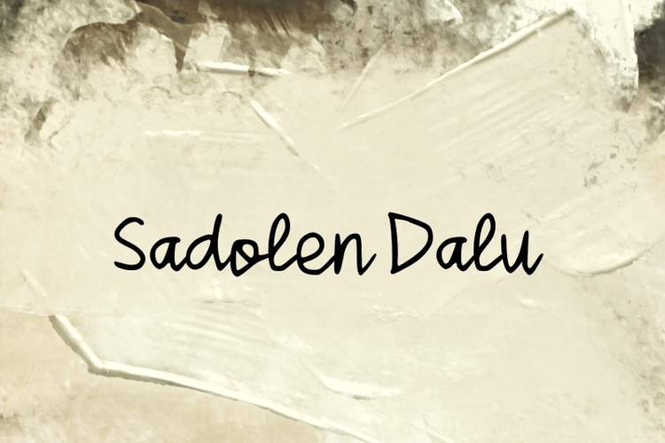 s Sadolen Dalu Font