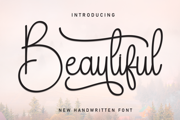 Preview of Beautiful Font