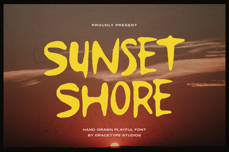Preview of Sunset Shore Font