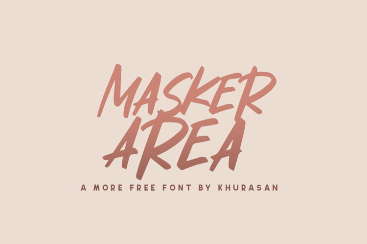 Masker Area Font