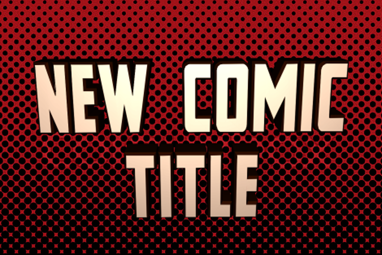 New Comic Title Font