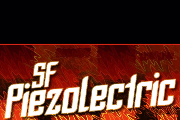 SF Piezolectric Font