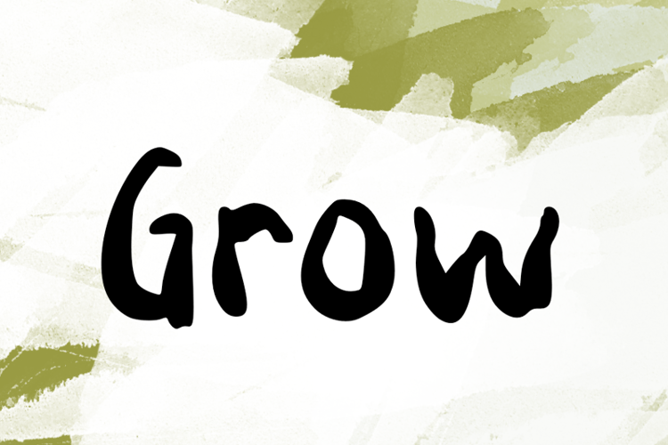 g Grow Font