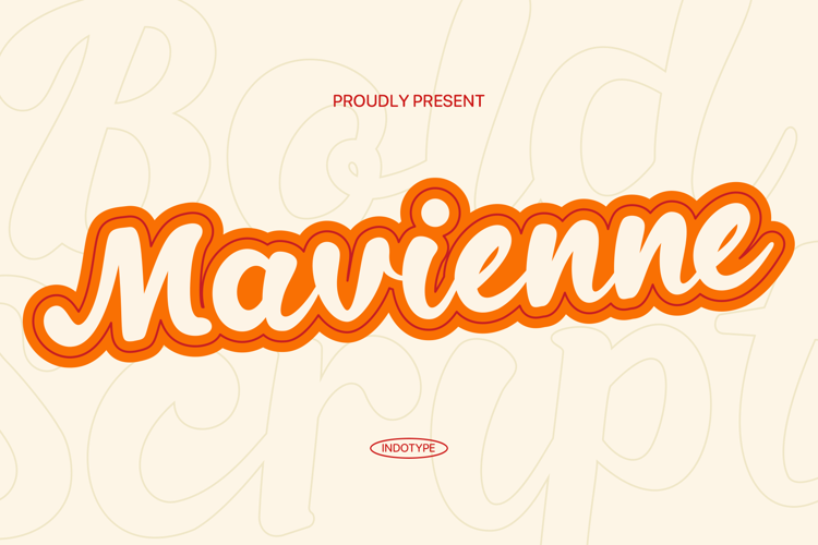 Preview of IT Mavienne Font