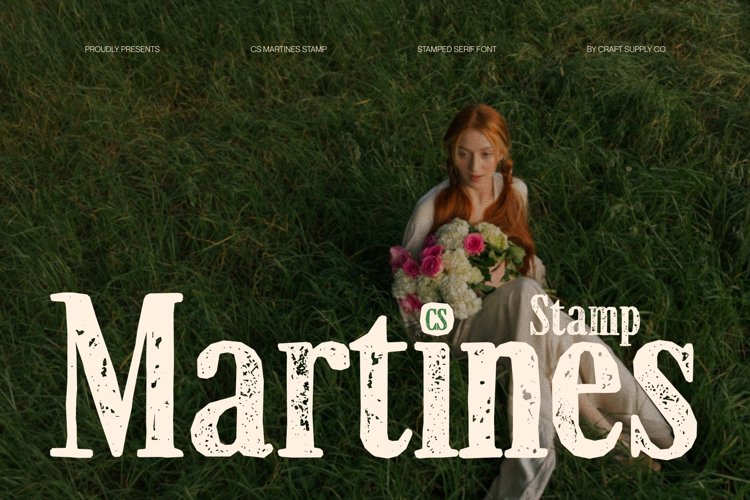 Preview of CS Martines Stamp Font