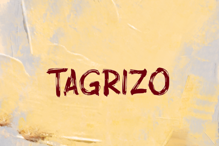 Preview of t Tagrizo Font